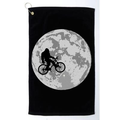 Bigfoot In The Moon Sasquatch Golf Towel
