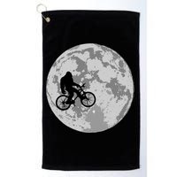Bigfoot In The Moon Sasquatch Golf Towel