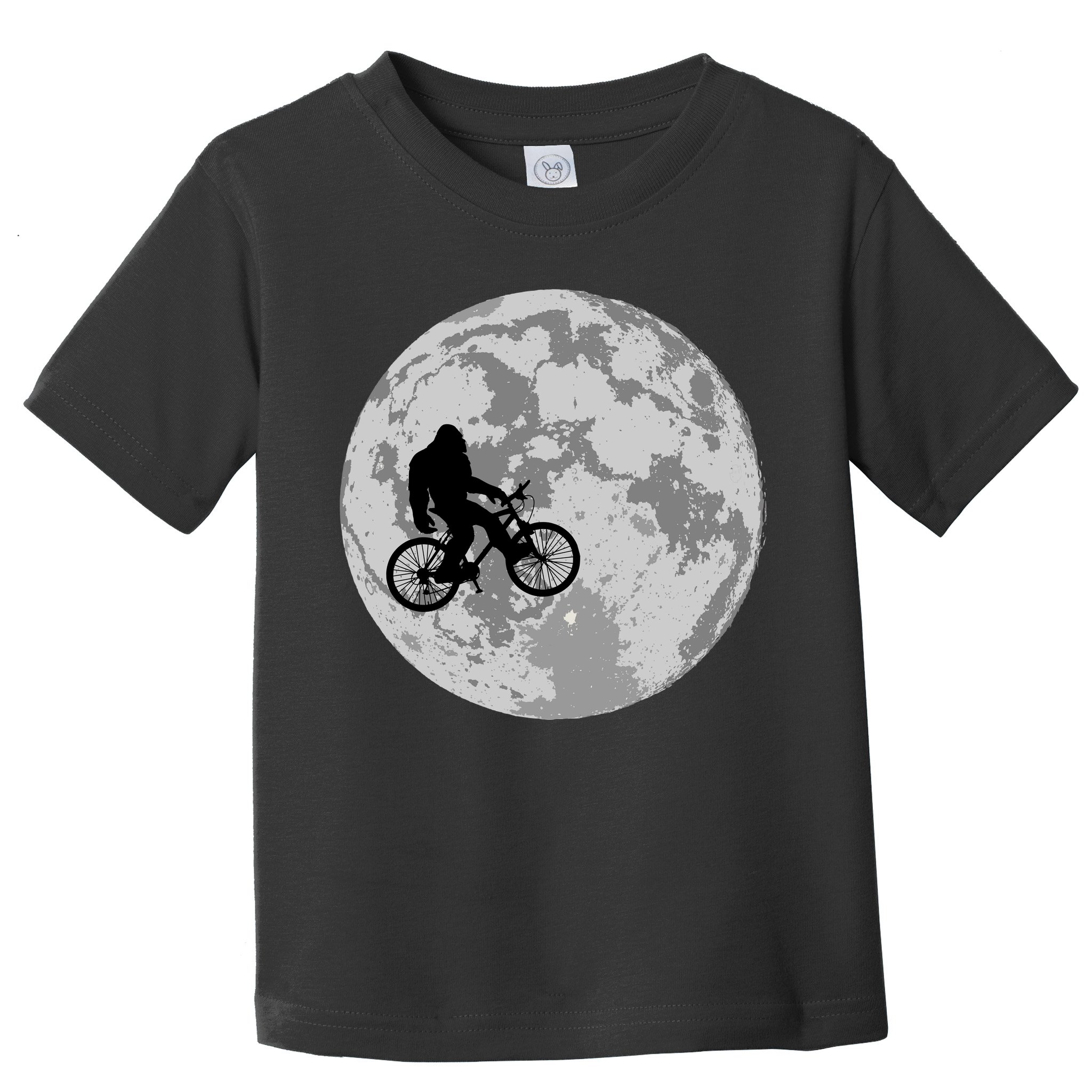 Bigfoot In The Moon Sasquatch Toddler T-Shirt