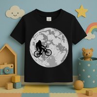 Bigfoot In The Moon Sasquatch Toddler T-Shirt