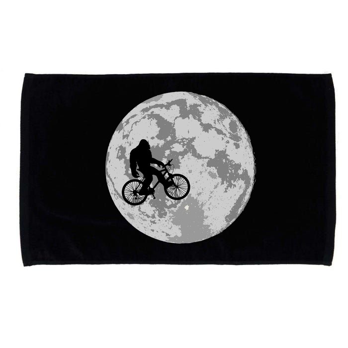 Bigfoot In The Moon Sasquatch Microfiber Hand Towel