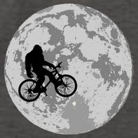 Bigfoot In The Moon Sasquatch Vector Backpack
