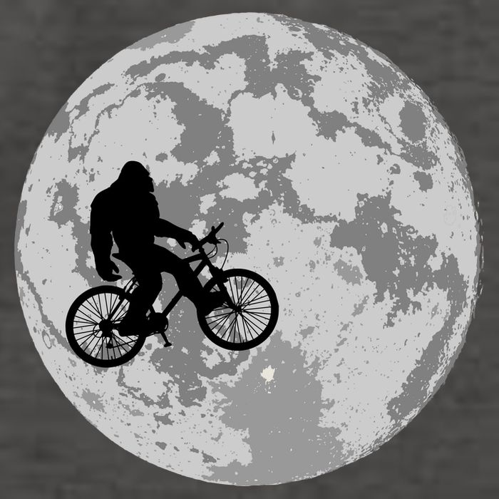 Bigfoot In The Moon Sasquatch Vector Backpack