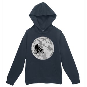 Bigfoot In The Moon Sasquatch Urban Pullover Hoodie