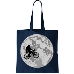 Bigfoot In The Moon Sasquatch Tote Bag