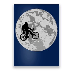 Bigfoot In The Moon Sasquatch Poster