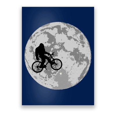 Bigfoot In The Moon Sasquatch Poster