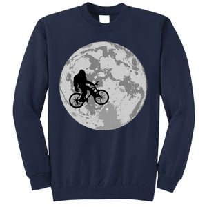 Bigfoot In The Moon Sasquatch Tall Sweatshirt