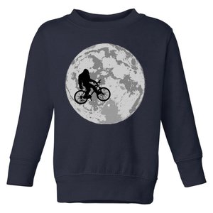 Bigfoot In The Moon Sasquatch Toddler Sweatshirt