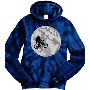 Bigfoot In The Moon Sasquatch Tie Dye Hoodie