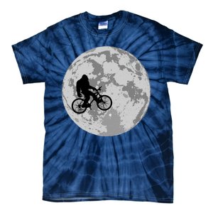 Bigfoot In The Moon Sasquatch Tie-Dye T-Shirt