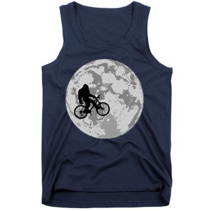 Bigfoot In The Moon Sasquatch Tank Top