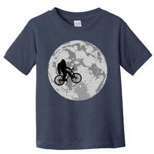 Bigfoot In The Moon Sasquatch Toddler T-Shirt