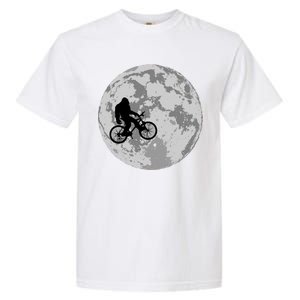 Bigfoot In The Moon Sasquatch Garment-Dyed Heavyweight T-Shirt