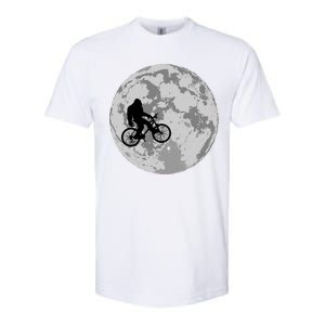 Bigfoot In The Moon Sasquatch Softstyle CVC T-Shirt