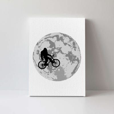 Bigfoot In The Moon Sasquatch Canvas