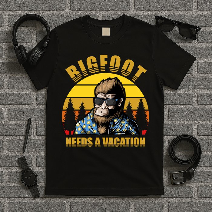 Bigfoot Needs A Vacation T-Shirt