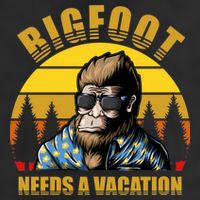 Bigfoot Needs A Vacation Adult Drive Performance Visor