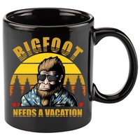 Bigfoot Needs A Vacation 11oz C Handle Ceramic Mug