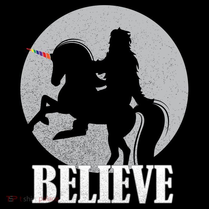 Bigfoot Riding Unicorn Believe Baby Bodysuit