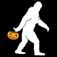 Bigfoot Sasquatch Halloween Pumpkin Long Sleeve Shirt