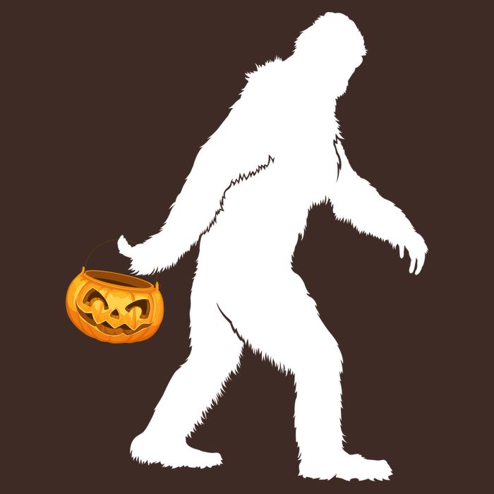 Bigfoot Sasquatch Halloween Pumpkin Beanie