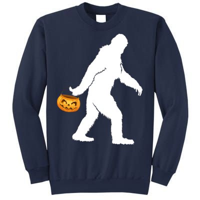 Bigfoot Sasquatch Halloween Pumpkin Sweatshirt