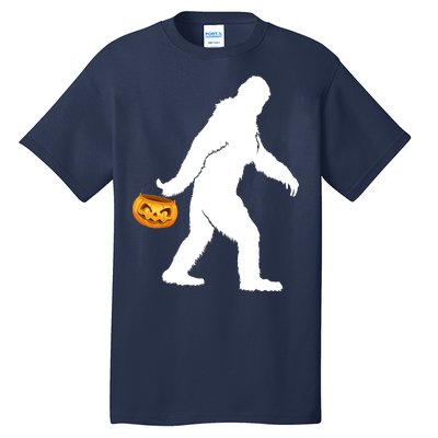 Bigfoot Sasquatch Halloween Pumpkin Tall T-Shirt