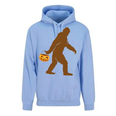 Bigfoot Sasquatch Halloween Pumpkin Unisex Surf Hoodie