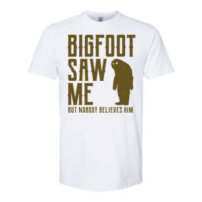 Bigfoot Saw Me But Nobody Believes Him Softstyle® CVC T-Shirt