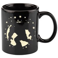 Bigfoot Silhouette Moon Stars 11oz C Handle Ceramic Mug