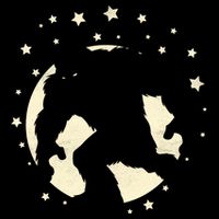 Bigfoot Silhouette Moon Stars Zip Tote Bag