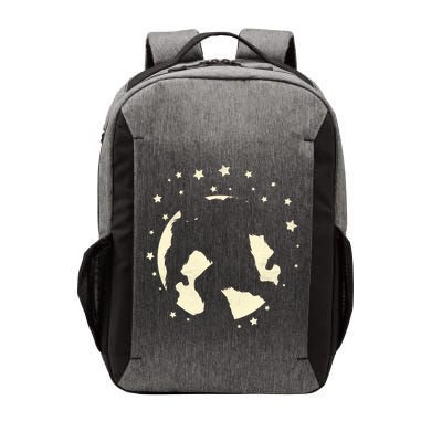 Bigfoot Silhouette Moon Stars Vector Backpack