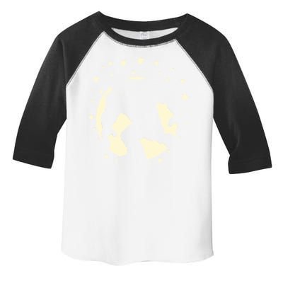 Bigfoot Silhouette Moon Stars Toddler Fine Jersey T-Shirt