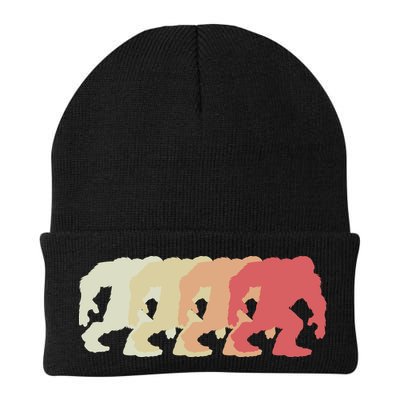Bigfoot Silhouette Retro Sasquatch Beanie