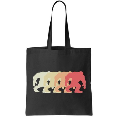 Bigfoot Silhouette Retro Sasquatch Bag