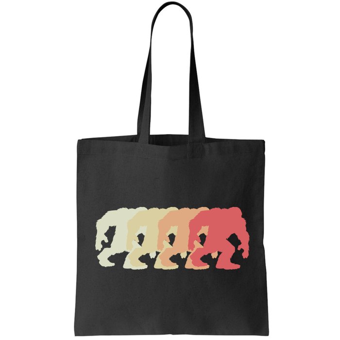 Bigfoot Silhouette Retro Sasquatch Bag
