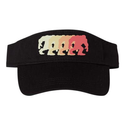Bigfoot Silhouette Retro Sasquatch Visor