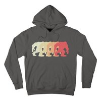 Bigfoot Silhouette Retro Sasquatch Hoodie