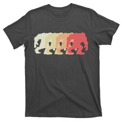 Bigfoot Silhouette Retro Sasquatch T-Shirt