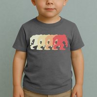Bigfoot Silhouette Retro Sasquatch Toddler T-Shirt