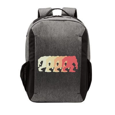 Bigfoot Silhouette Retro Sasquatch Vector Backpack