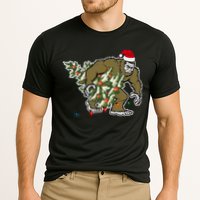 Bigfoot Stole Christmas Cooling Performance Crew T-Shirt