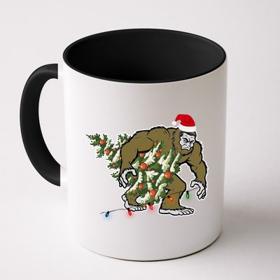 Bigfoot Stole Christmas Mug
