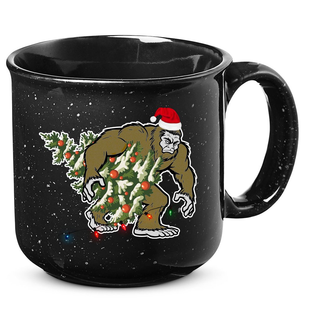 Bigfoot Stole Christmas 15oz Campfire Ceramic Mug