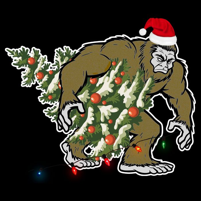 Bigfoot Stole Christmas 16 in Basic Backpack