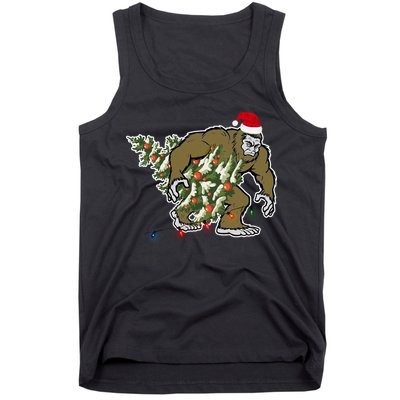 Bigfoot Stole Christmas Tank Top