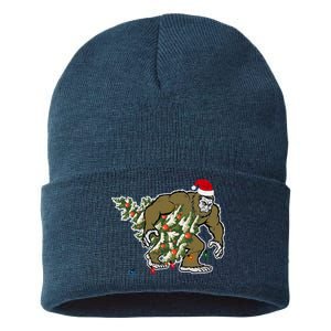 Bigfoot Stole Christmas Sustainable Knit Beanie