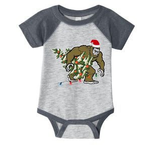 Bigfoot Stole Christmas Infant Baby Jersey Bodysuit