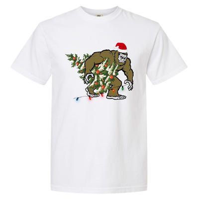 Bigfoot Stole Christmas Garment-Dyed Heavyweight T-Shirt